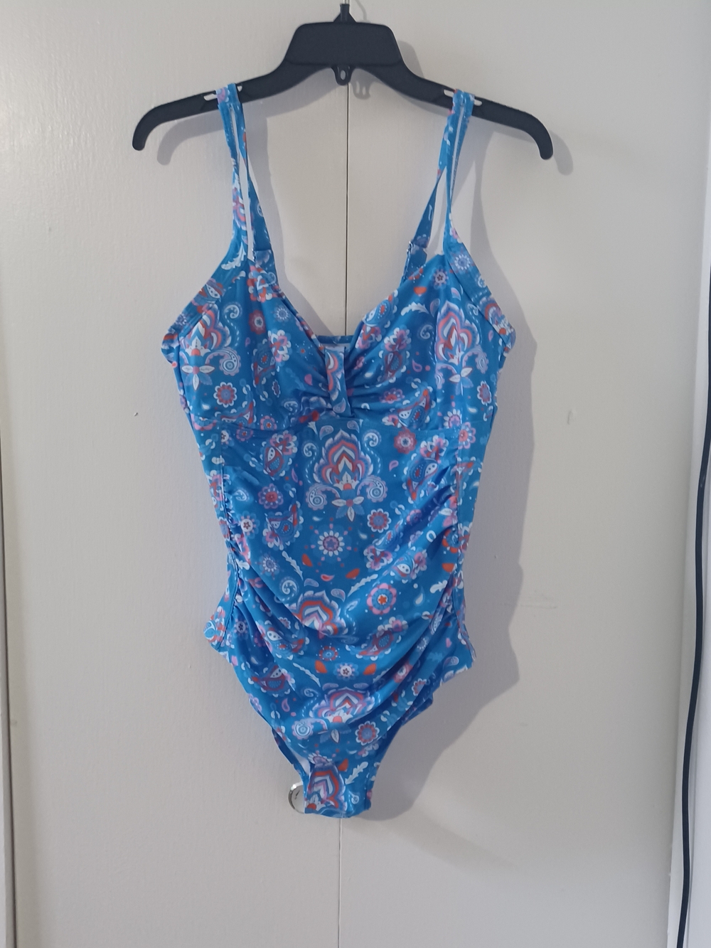 Blue Paisley One-Piece Swimsuit